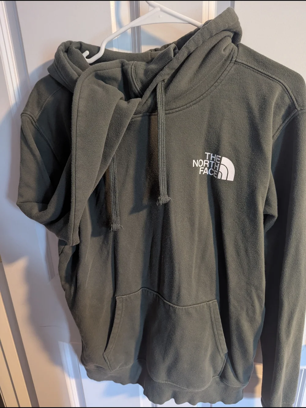 The North Face Men's Dark Olive Green Pullover Hoodie
